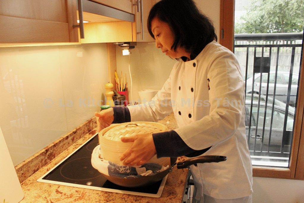Recettes d'une Chinoise: Panier en bambou pour la cuisson à la vapeur